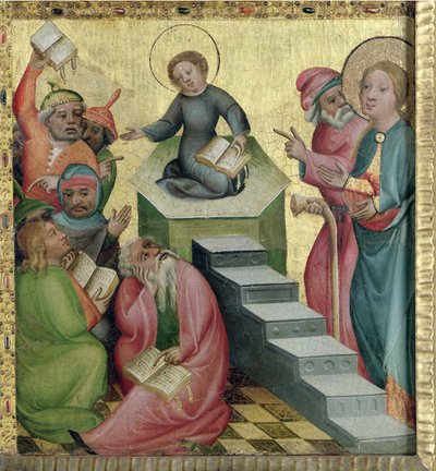 Disputa con los doctores, 140010 de Master Bertram of Minden